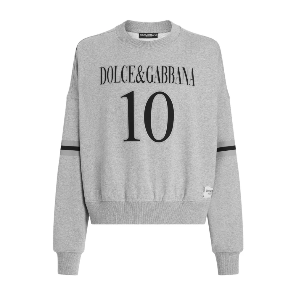 Dolce & Gabbana Grijze Sweaters voor Mannen Gray Heren