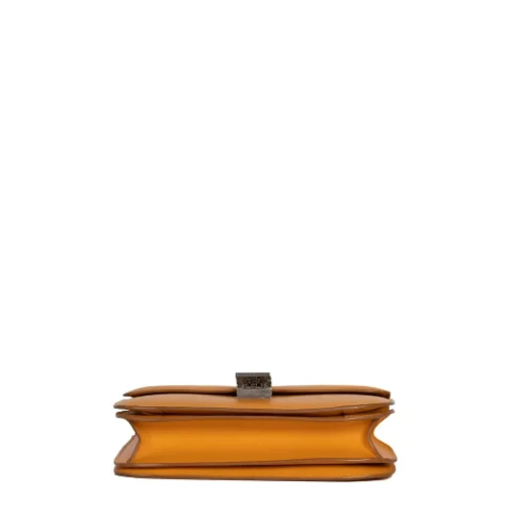 Celine Vintage Pre-owned Leather celine-bags Orange Dames