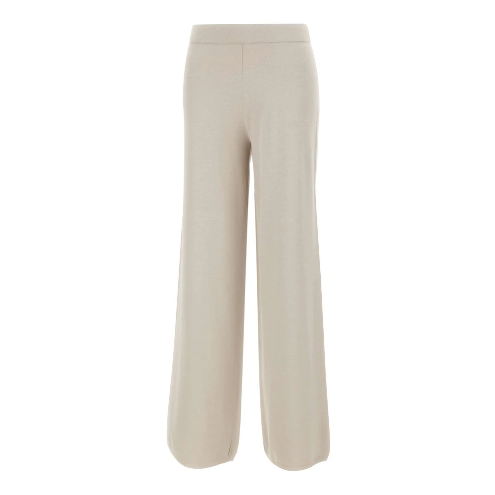 Kangra Gray Straight Trousers, Female, Xs, Palazzo Trousers
