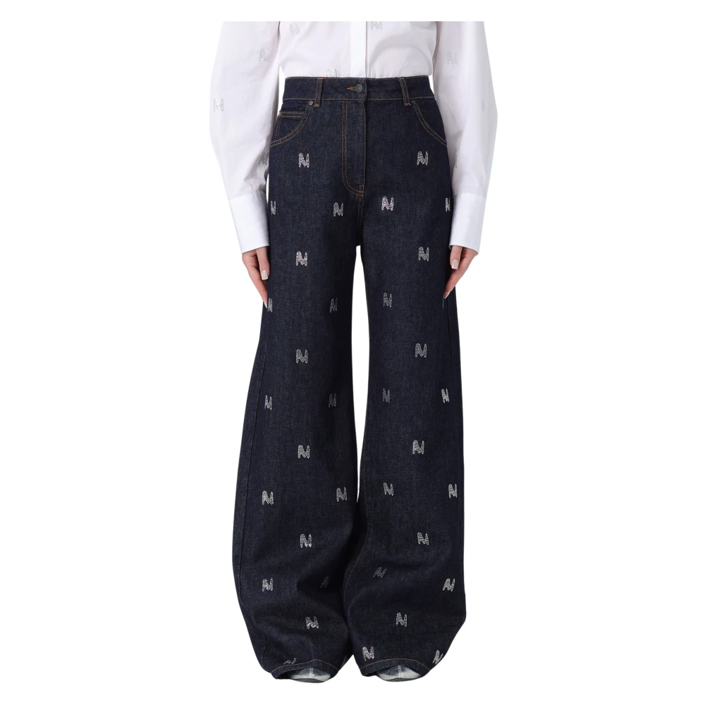 Msgm - Jeans > Wide Jeans - Blue - Msgm - Modalova