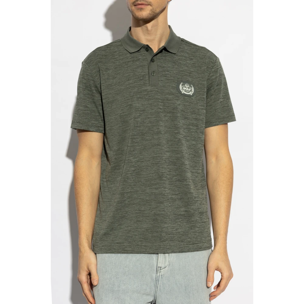 Emporio Armani EA7 Polo met patch Green Heren