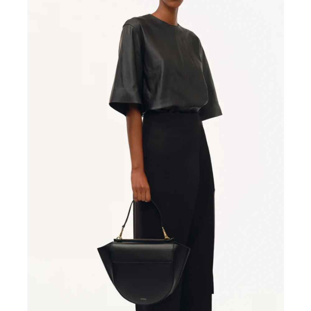 Wandler Zwarte Crossbody Tas met Magneetsluiting Black Dames