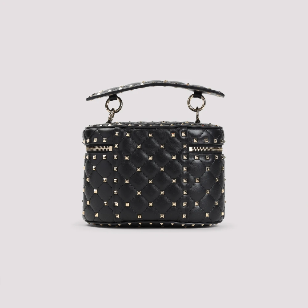 Valentino Garavani Studded Spike Toilettas Black Dames