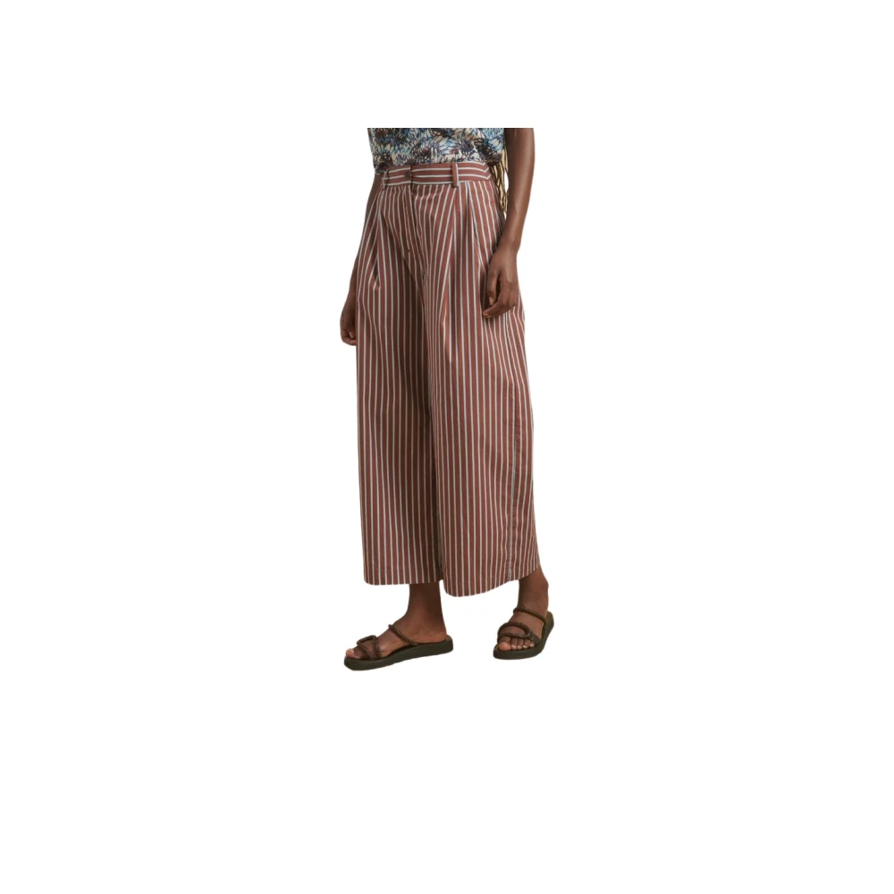 Diega Cropped Trousers Pink Dames