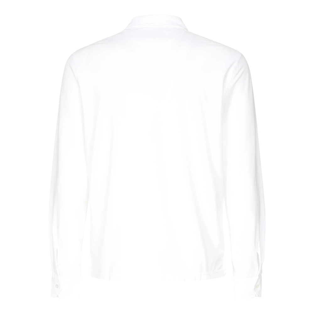 Fedeli Witte T-shirts en Polos met Kraag White Heren