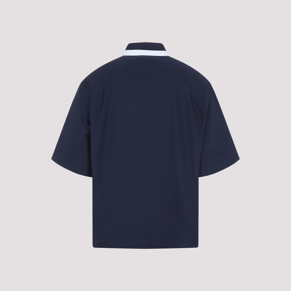 Gucci Blauw Overhemd voor Mannen Stijlvol Ss25 Blue Heren