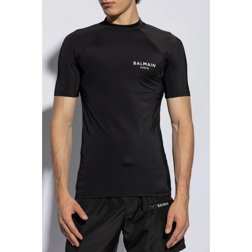 Balmain Swim Top Black Heren