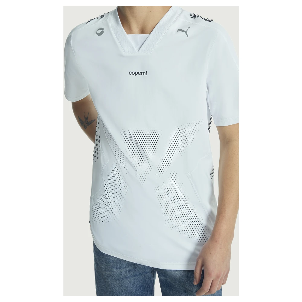 Coperni Witte Reflecterende Sweatshirt voor Vrouwen White Dames