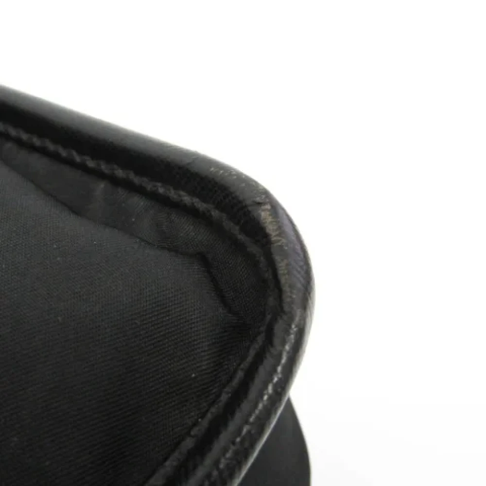 Prada Vintage Pre-owned Canvas prada-bags Black Dames