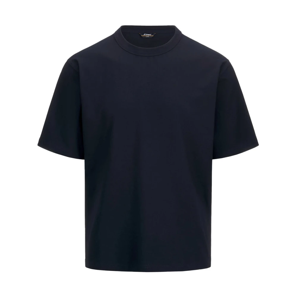 K-Way Mannelijk Blauw Heren, Tops, : Katoen, 2XL