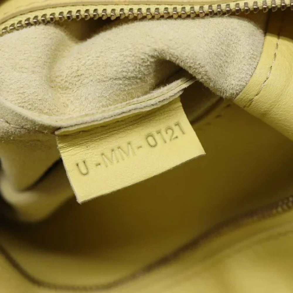 Celine Vintage Pre-owned Leather totes Yellow Dames