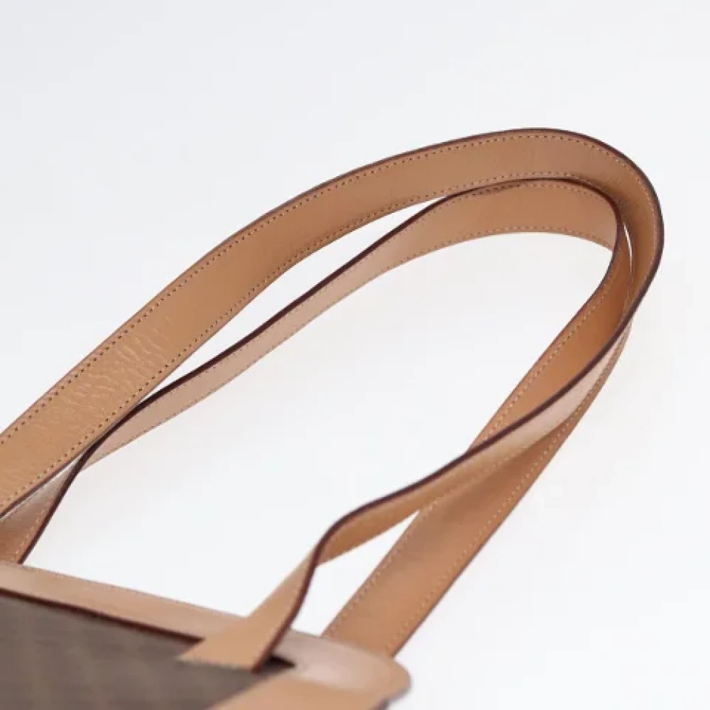 Celine Vintage Pre-owned Leather shoulder-bags Brown Dames