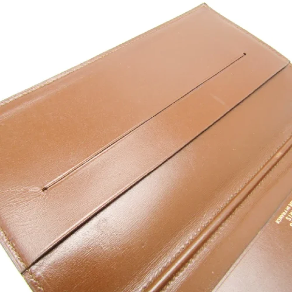 Hermès Vintage Pre-owned Leather home-office Brown Dames