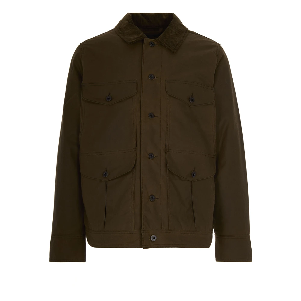 Filson Green Journeyman Dark Tan Coat - Male - Light Jackets - S - Jackets