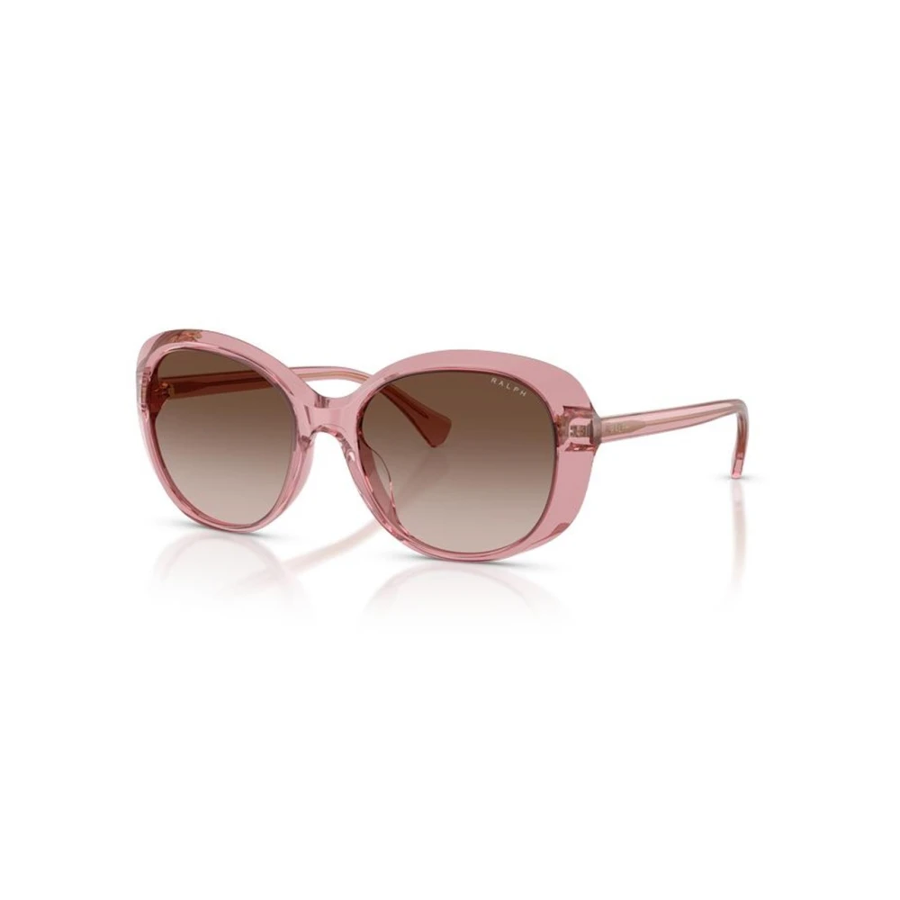 Ralph Lauren Brown Woman Ra5335u 611813 Sunglasses Acetate Violet Round Normal Shaded - Image 6