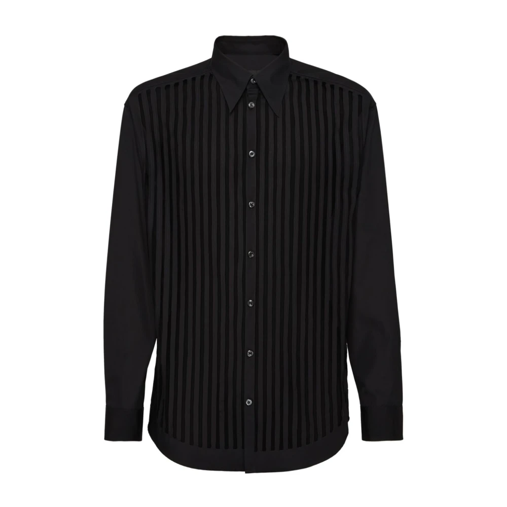 Dsquared2 Verticaal Gestreept Zwart Overhemd Black Heren