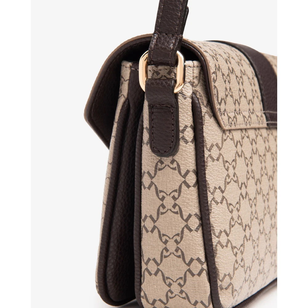 Nerogiardini Dames Schoudertas van Technisch Materiaal Beige Dames