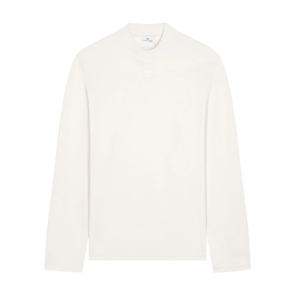 Courrèges Off-White Volcano Longsleeve Shirt Beige Heren