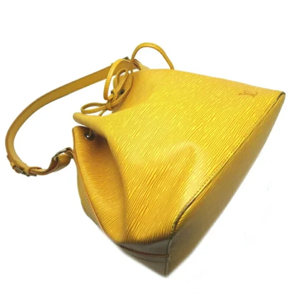 Louis Vuitton Vintage Pre-owned Leather louis-vuitton-bags Yellow Dames