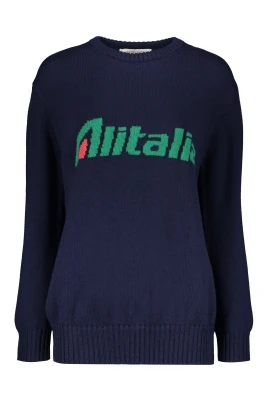 Räfflad Ulltröja