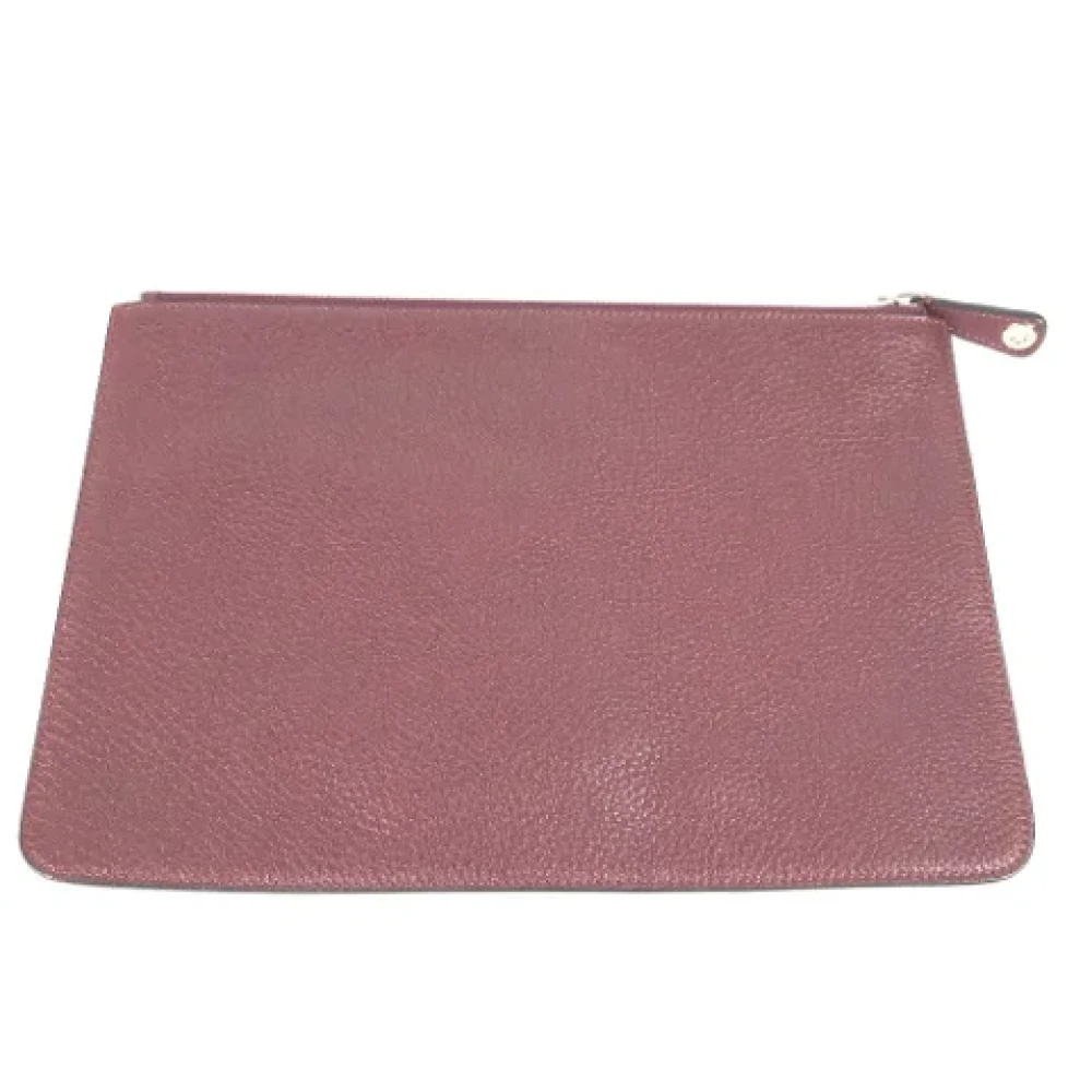 Fendi Vintage Pre-owned Leather fendi-bags Brown Heren