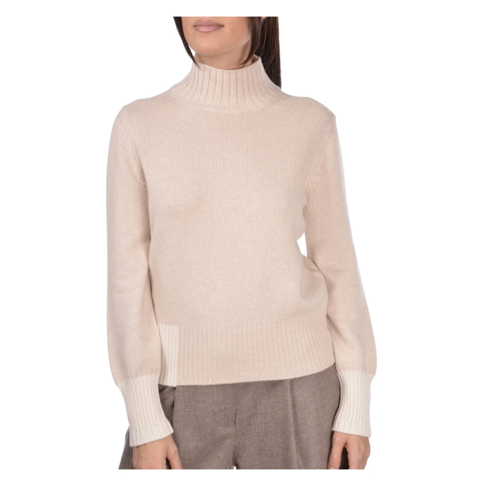 Gran Sasso Stijlvolle Lupetto Trui Beige Dames
