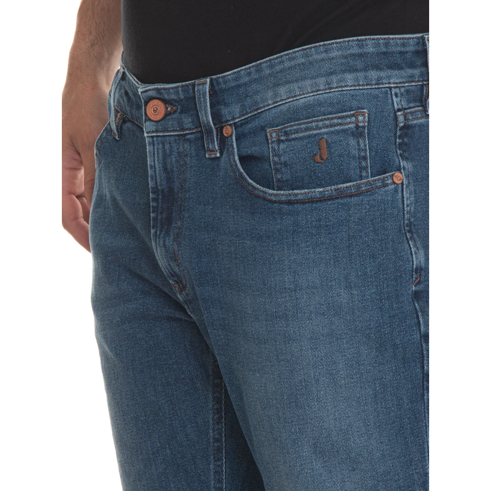 Jeckerson Denim Jeans met ritssluiting Blue Heren