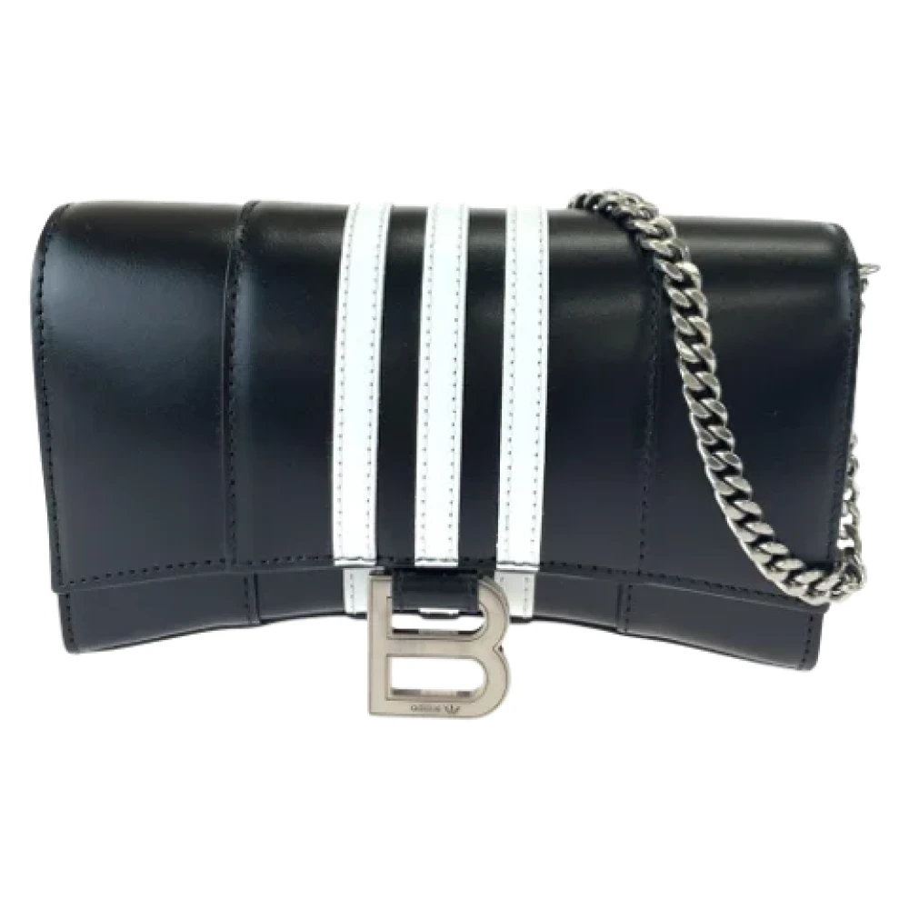 Balenciaga Vintage Pre-owned Leather wallets Black Dames