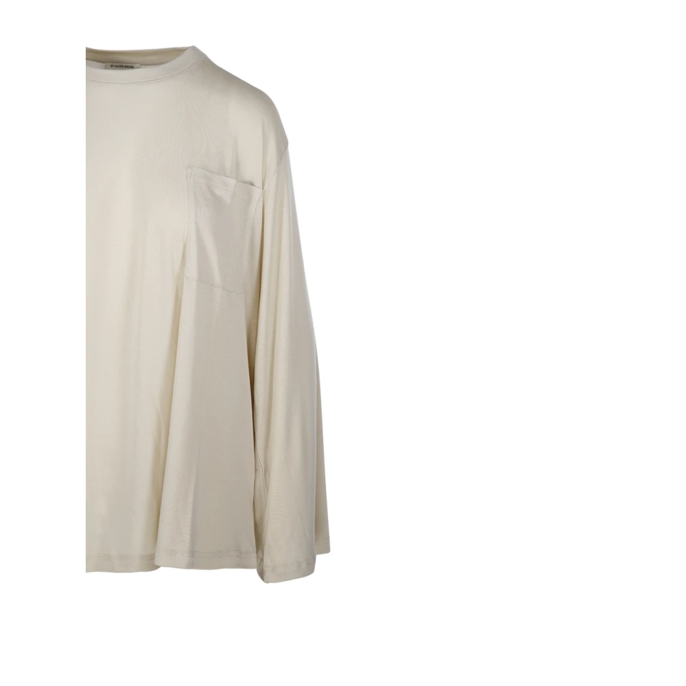 By Malene Birger Oester Grijs T-shirt met Lange Mouwen By Herenne Birger Gray Dames