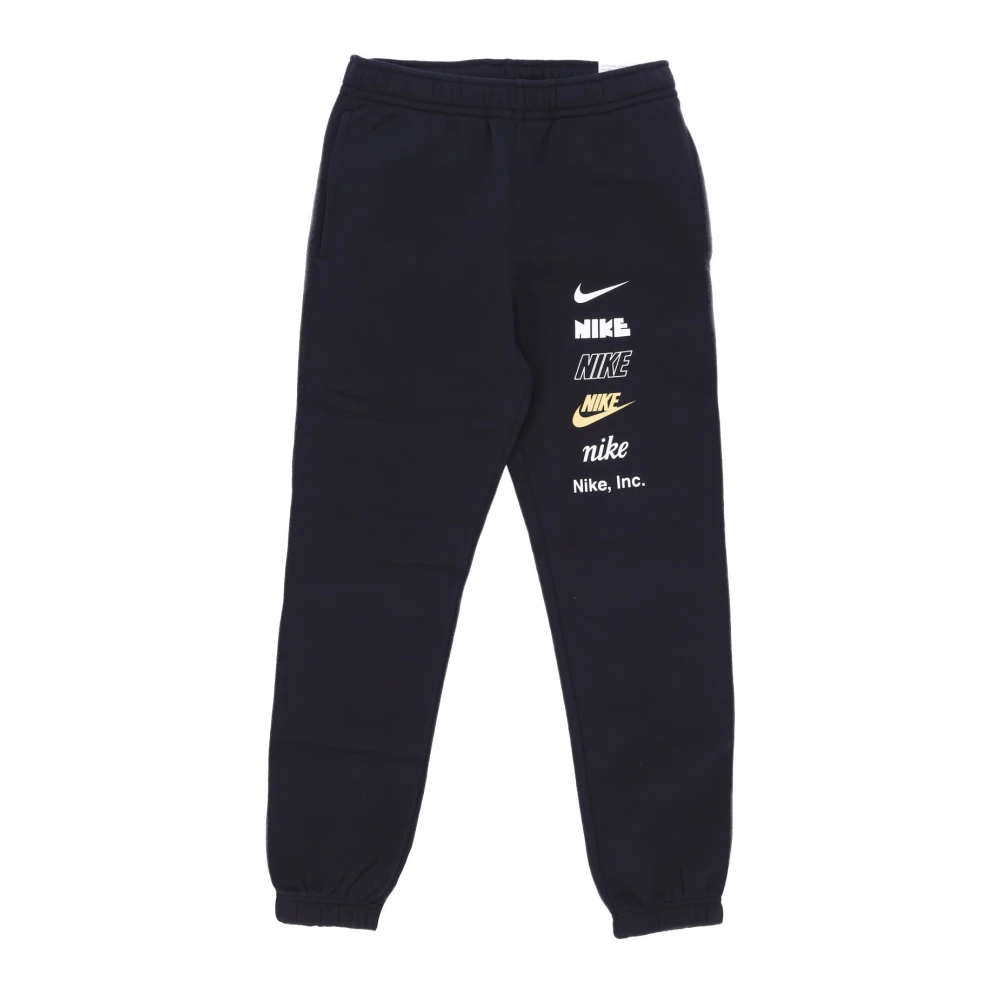 Nike Zwarte Streetwear Sweatpants Club+ BB CF Black Heren