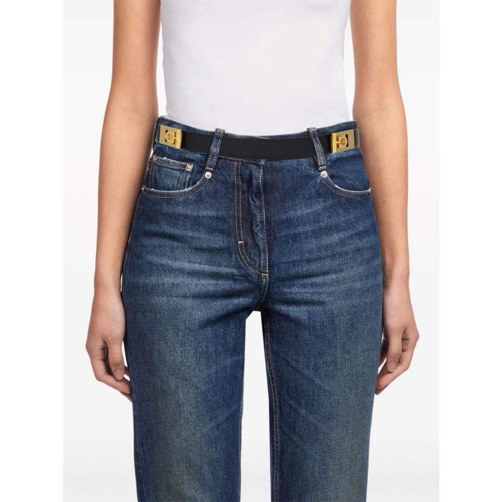 Salvatore Ferragamo Nero Riem voor Stijlvolle Outfits Black Dames