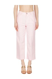 Pink Cotton Jeans & Pant