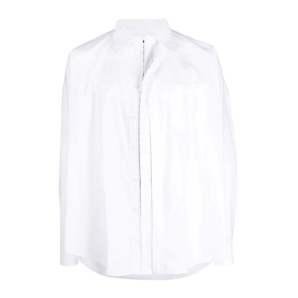 Y Project Witte Hook and Eye Shirt White Heren