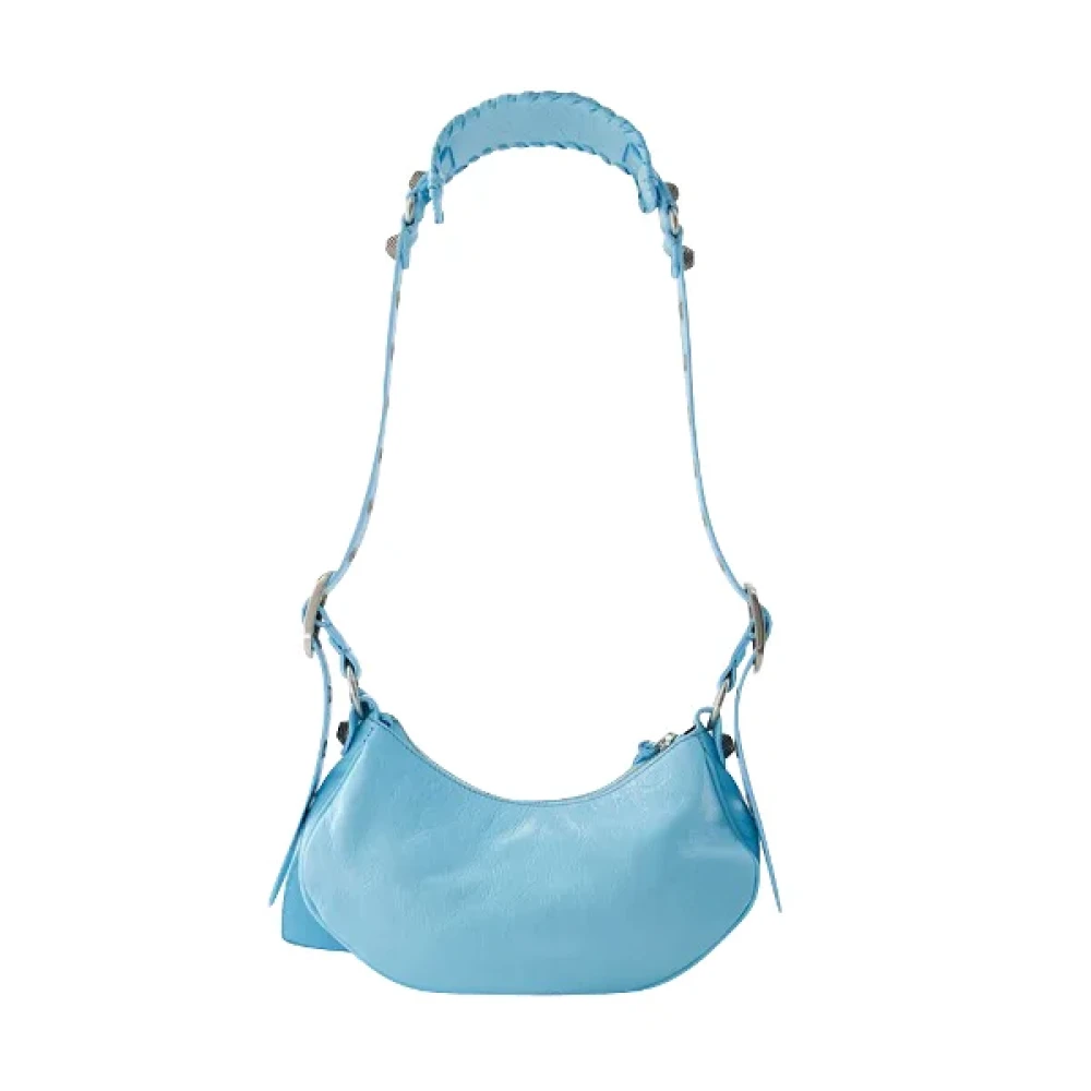 Balenciaga Leather crossbody-bags Blue Dames