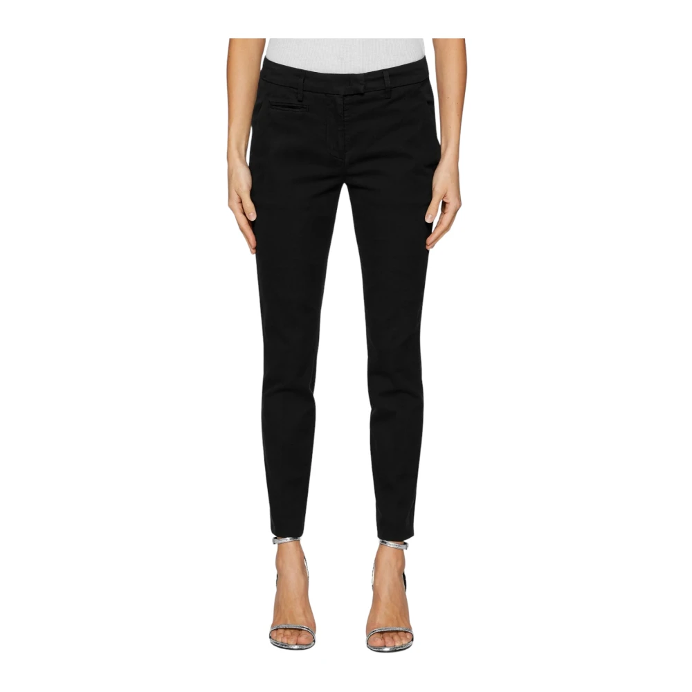 Dondup Slim Fit Jeans Black Dames