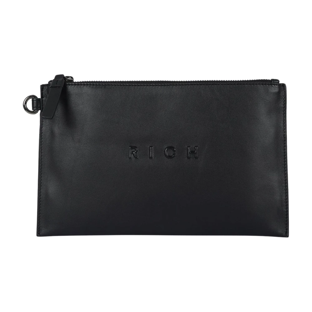 John Richmond Mannen Pouch Tas Black Heren