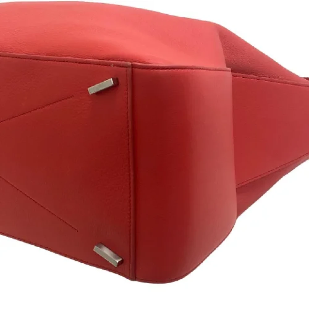 Salvatore Ferragamo Pre-owned Leather handbags Red Dames