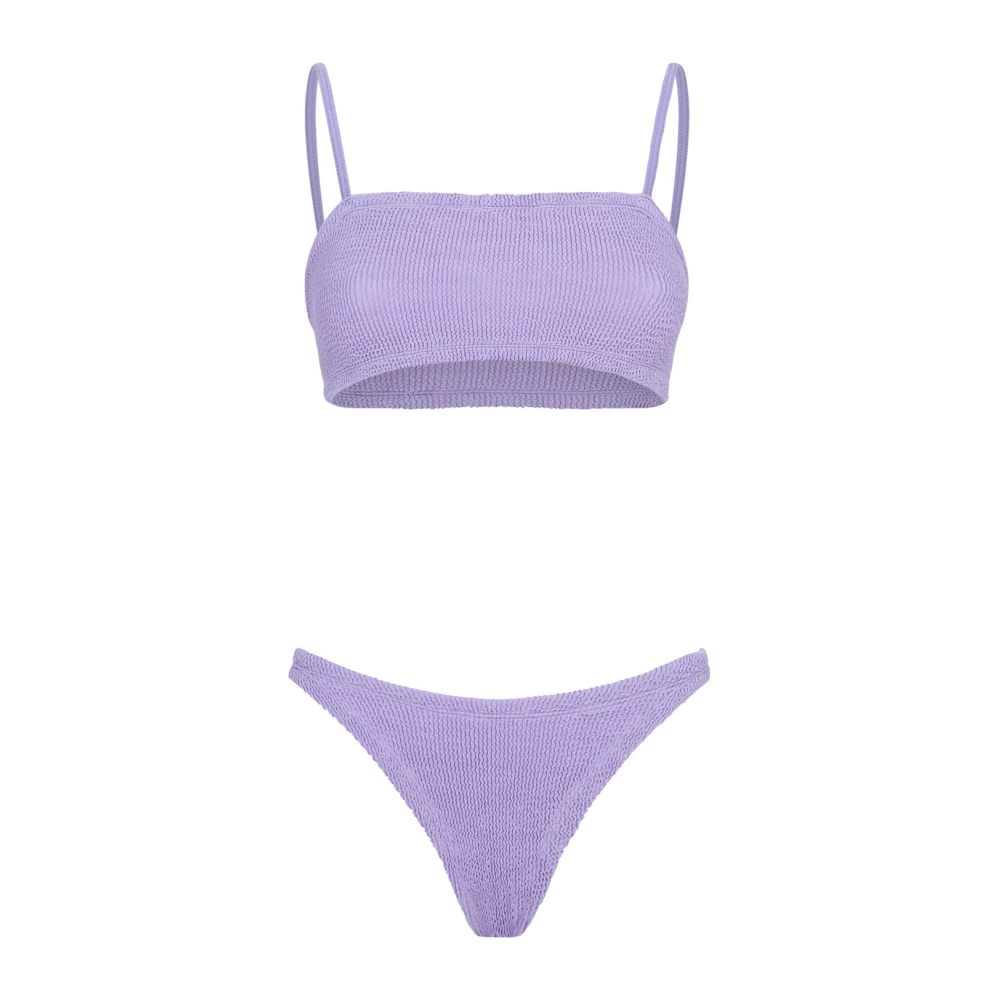 Hunza G Lila Bikini Set Roze Paars Purple Dames