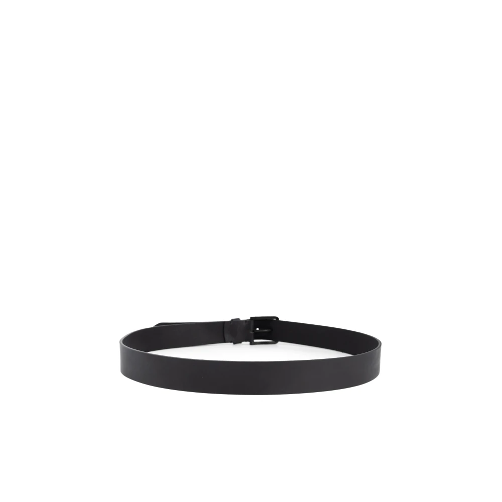 Calvin Klein Jeans Klassieke Leren Riem Herfst Winter Collectie Black Heren