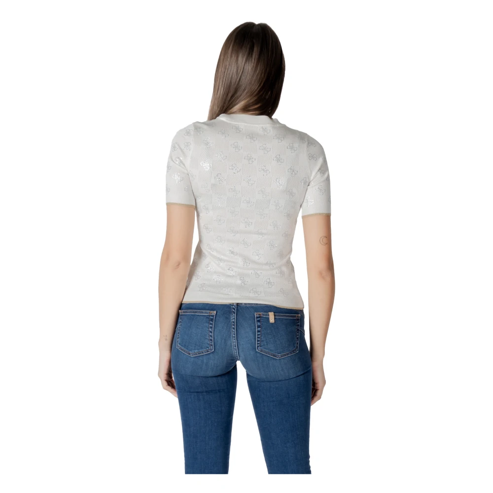 Guess Wit Ronde Hals T-Shirt White Dames