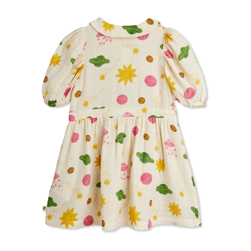 Mini Rodini Colorful Print Dress - Unisex - Dresses - Beige - 6 Y - Kids
