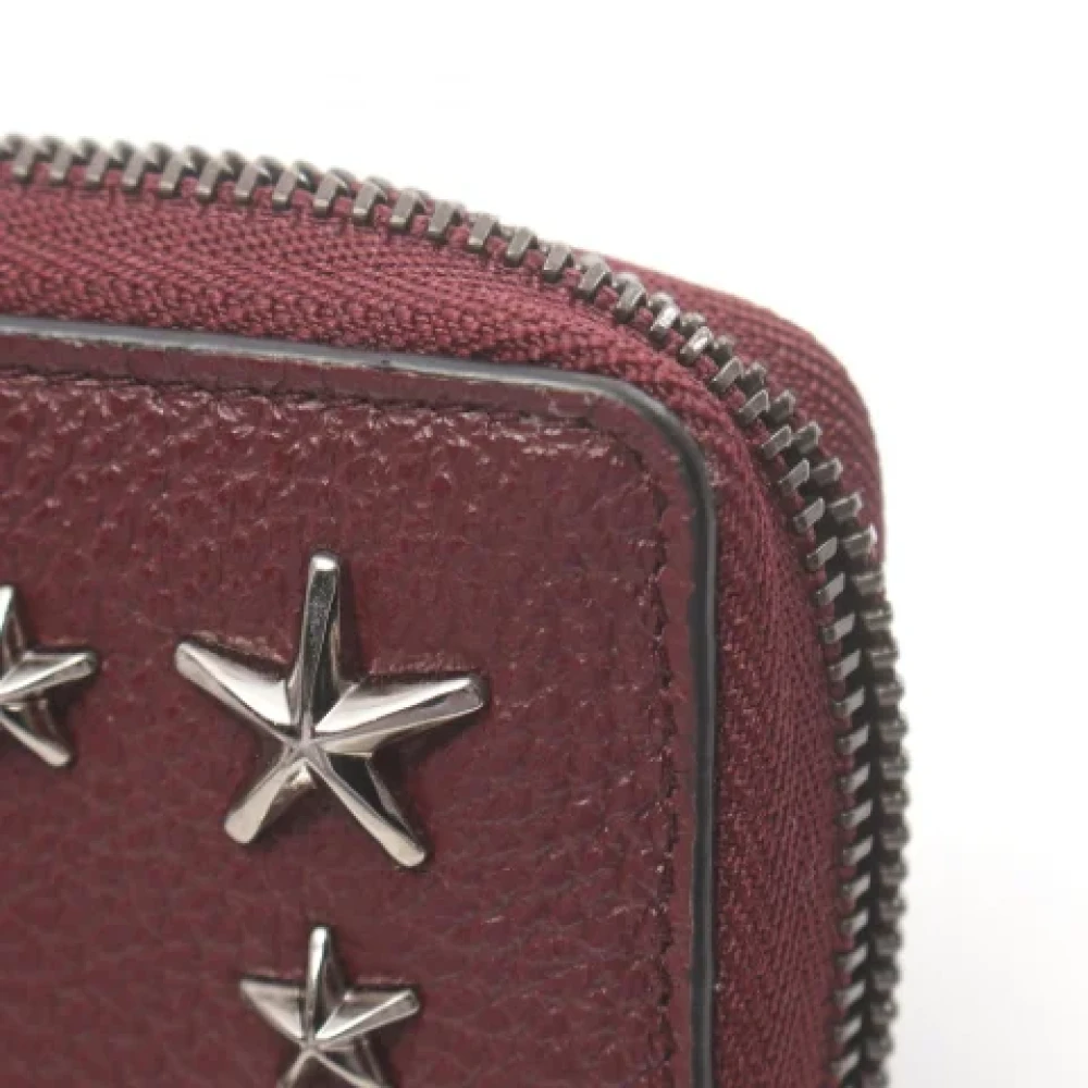 Jimmy Choo Pre-owned Leather wallets Brown Dames