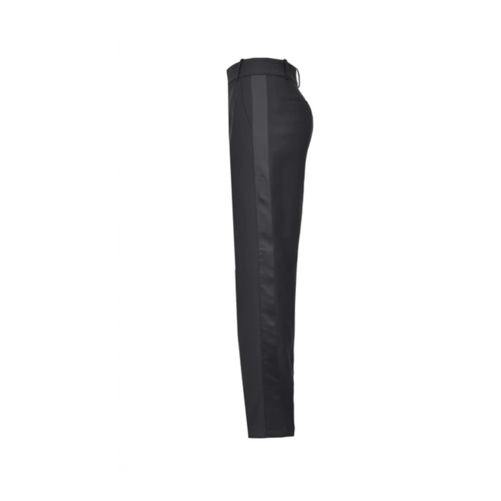 pinko Technische Wollen Broek Black Dames