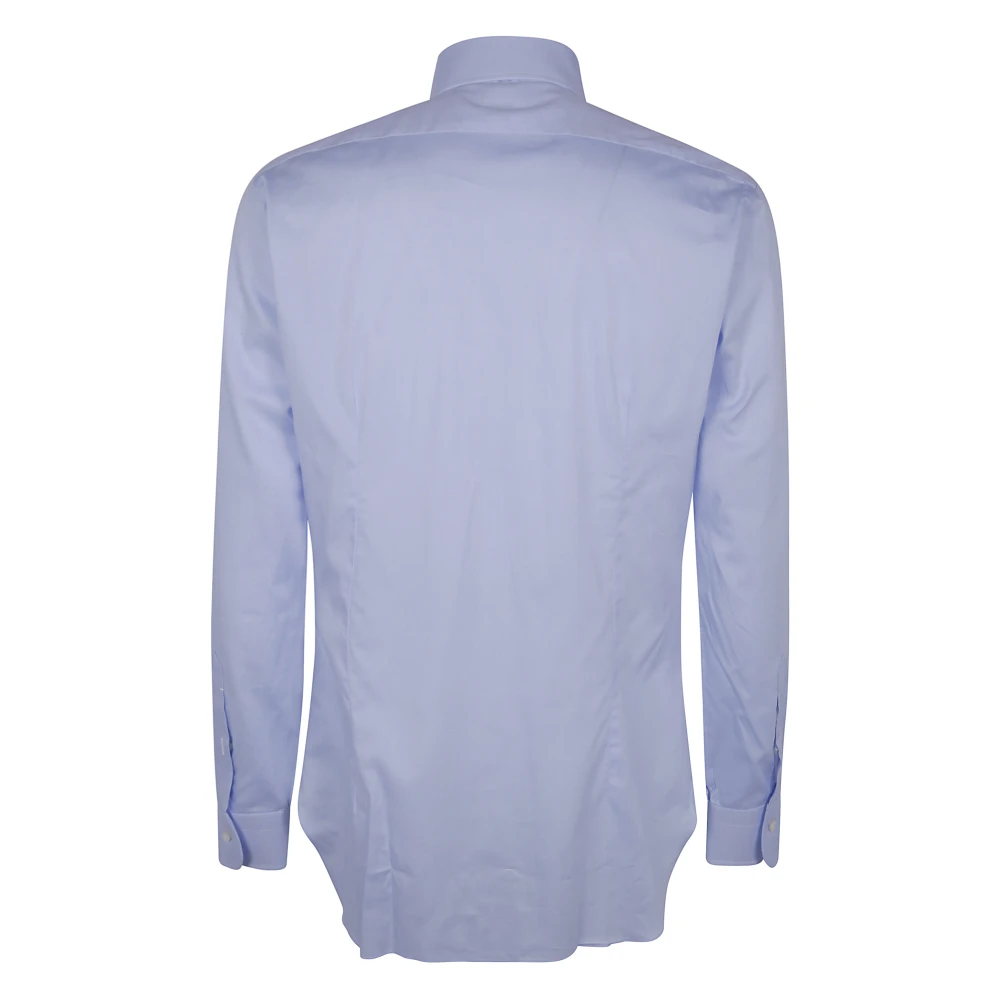 Barba Napoli Klassieke Oxford Overhemd Blue Heren
