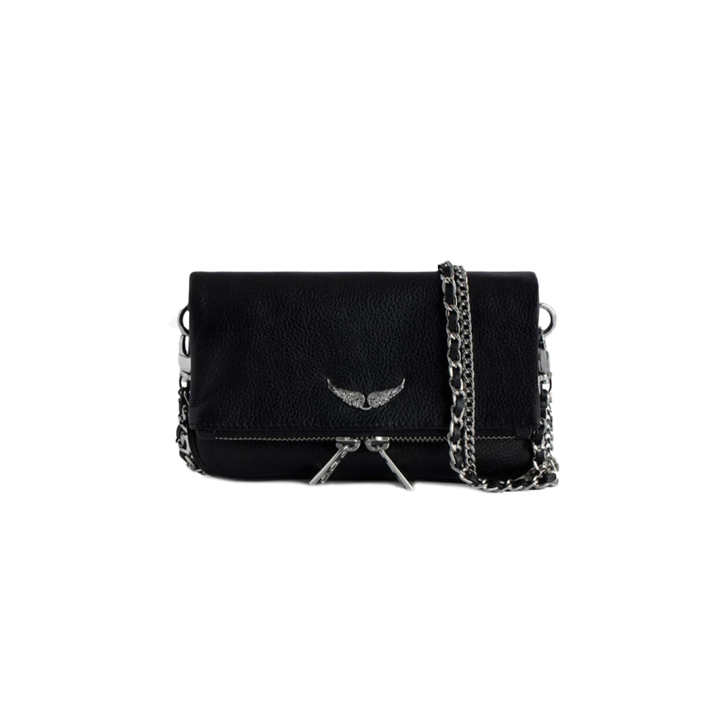 Zadig & Voltaire Donna Nero Rock Nano Clutch