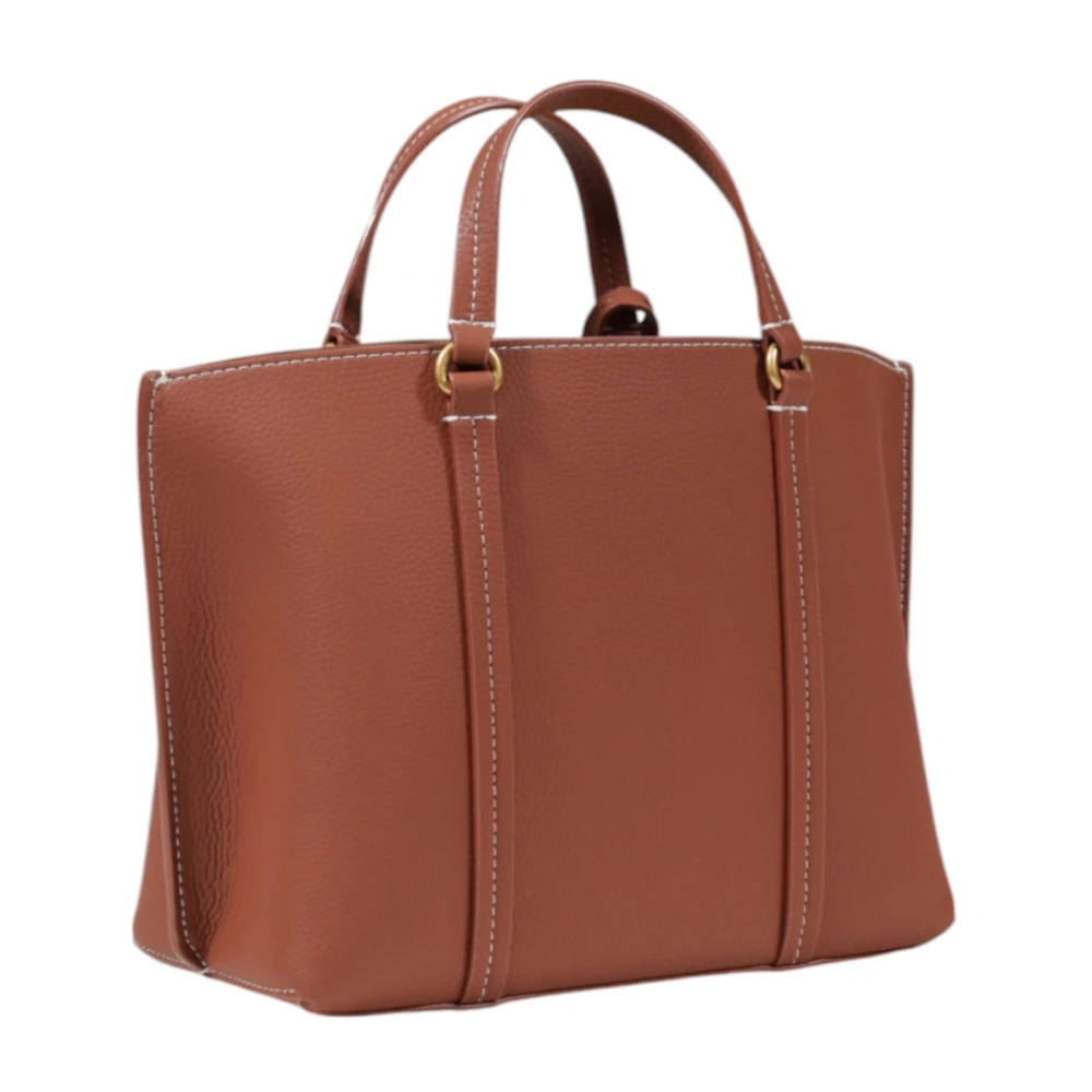 pinko Leren Dames Middelgrote Tas Collectie Red Dames