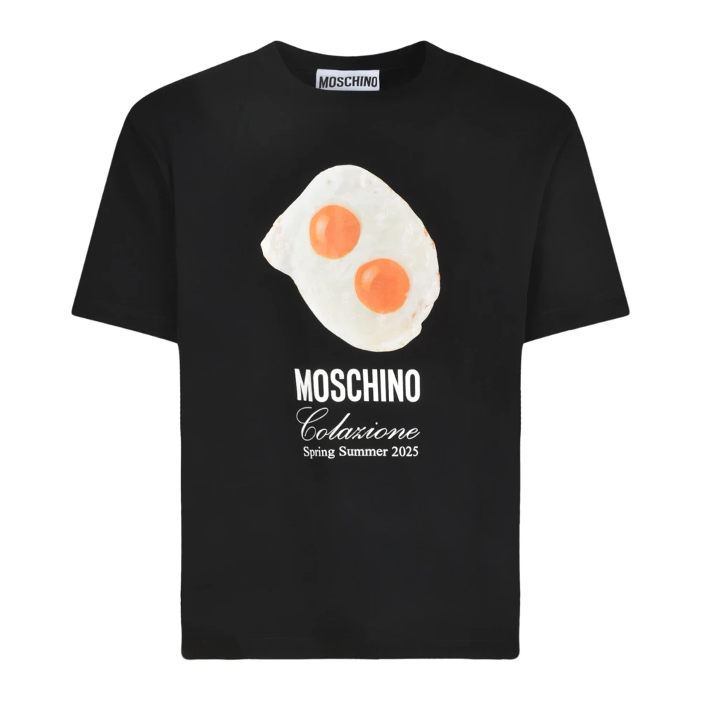 Moschino Stijlvolle T-shirts en Polos Black Heren
