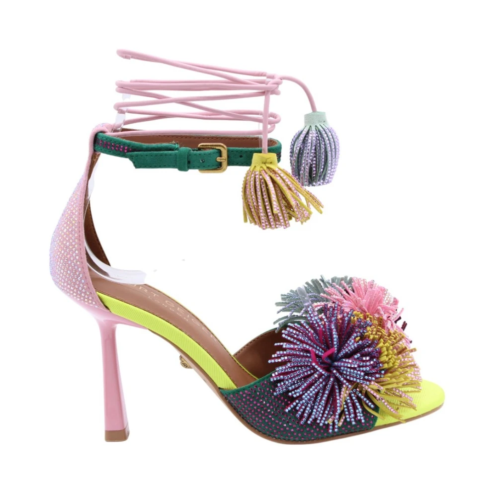 Kurt Geiger Women's Multicolor Reina - High Heel Sandals - 4 Uk - Shoes