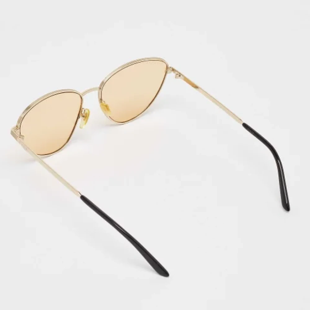 Gucci Vintage Pre-owned Acetate sunglasses Yellow Dames