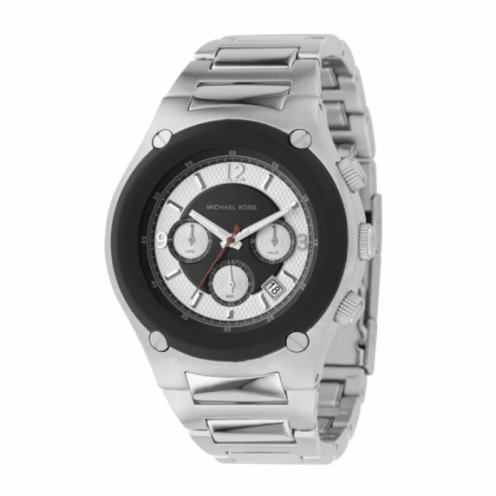 Michael Kors Stainless Steel Silver Man Watch Gray, Herr